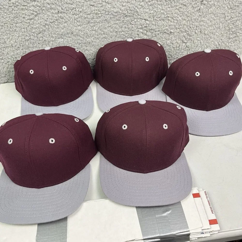 Vintage New Era Blank Pro Model Hat‎ USA Baseball Cap Lot of 13